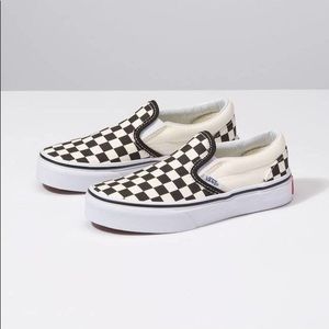 Checkered Slip On Vans
